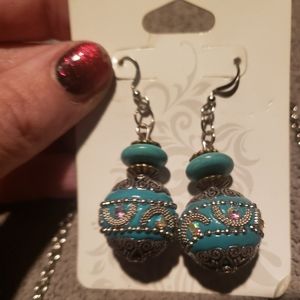 Genuine turquoise 2pc set